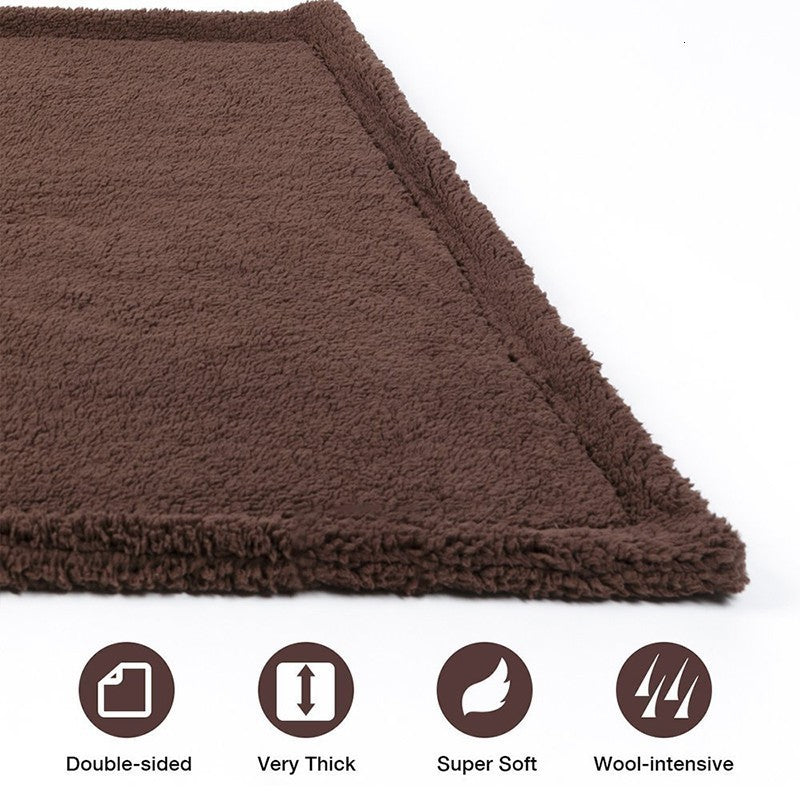 Plush Pet Blanket Mat for Dogs and Cats