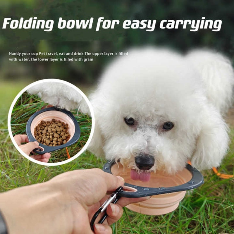 Portable Folding Pet Travel Bowl