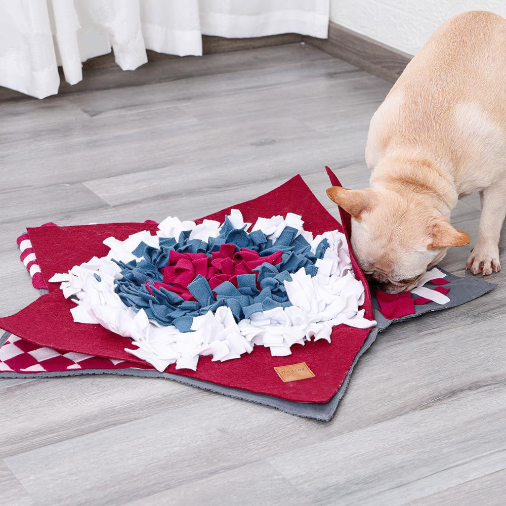Stress relief slow food mat for pet