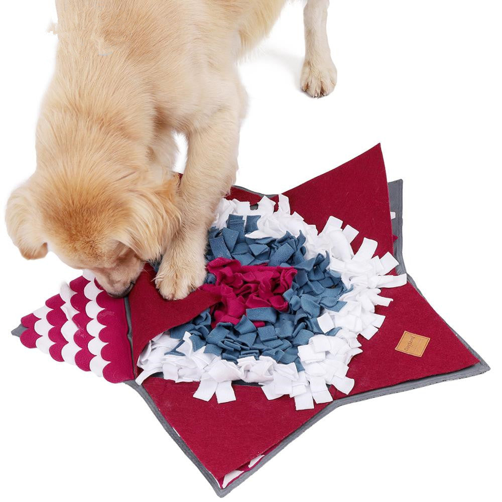 Stress relief slow food mat for pet