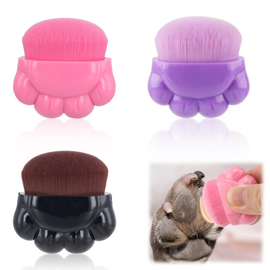 Pet Paw & Nose Balm Brush Set 3pcs - Soft Care Solution
