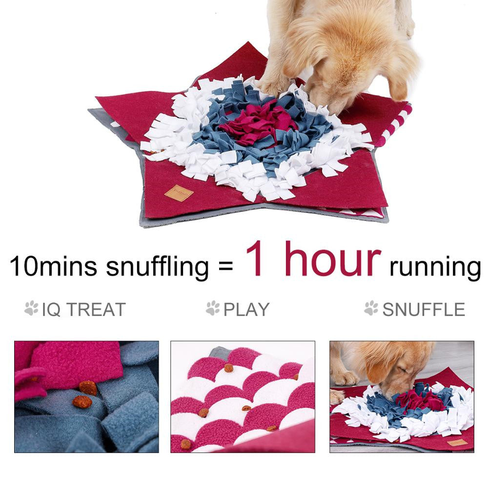 Stress relief slow food mat for pet