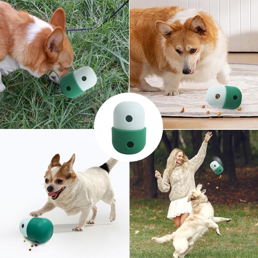 Interactive Dog Treat Puzzle Toy