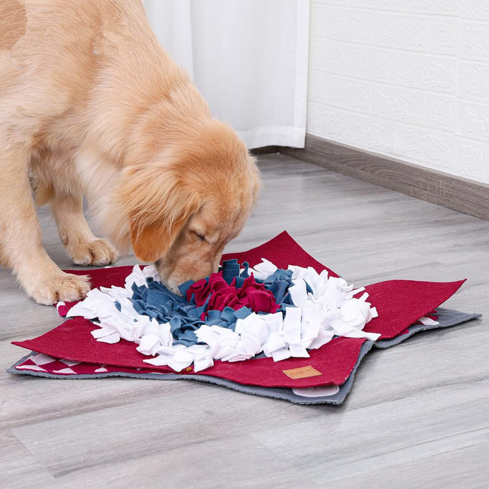 Stress relief slow food mat for pet