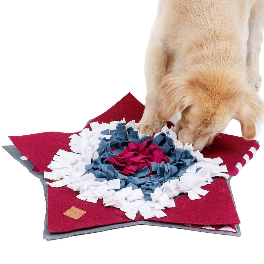 Stress relief slow food mat for pet