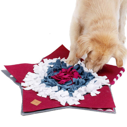 Stress relief slow food mat for pet