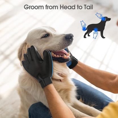 Upgraded Pet Grooming & Shedding Gloves