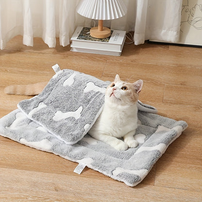 Self-Warming Reversible Pet Bed Mat
