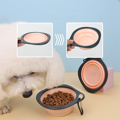 Portable Folding Pet Travel Bowl