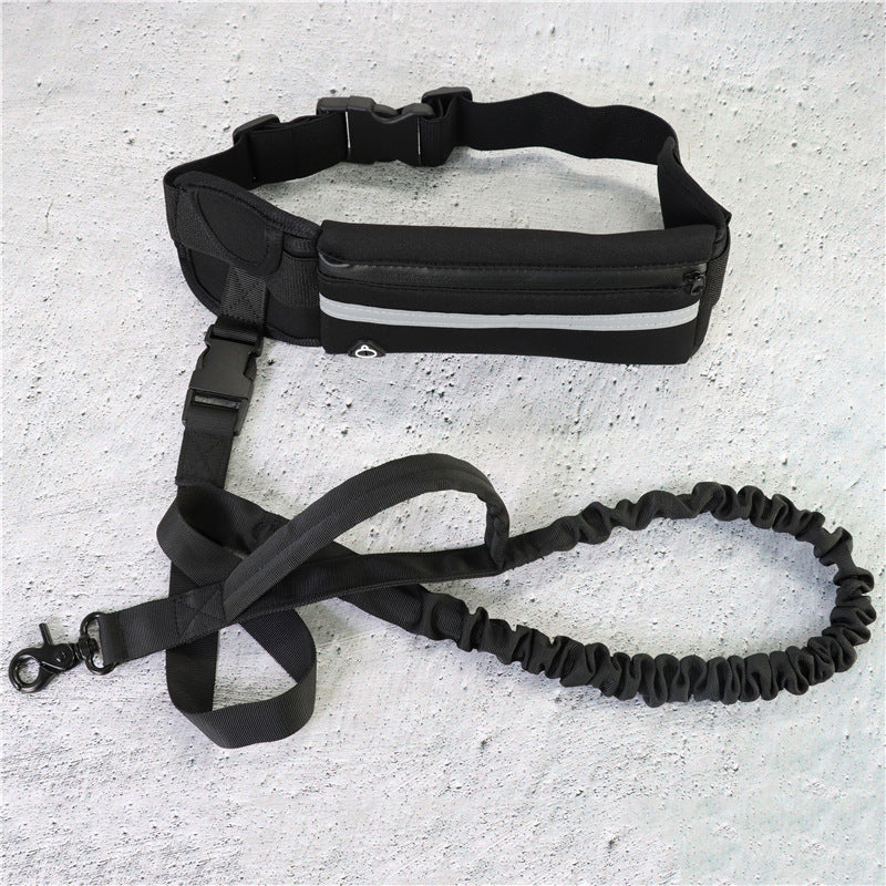 Hands-Free Dog Leash with Waist Belt & Bungee