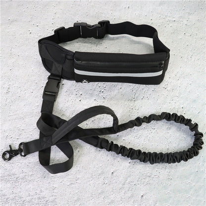 Hands-Free Dog Leash with Waist Belt & Bungee