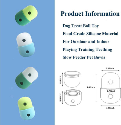 Interactive Dog Treat Puzzle Toy