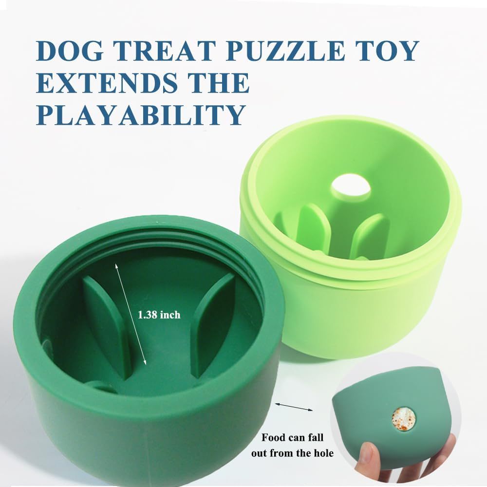 Interactive Dog Treat Puzzle Toy