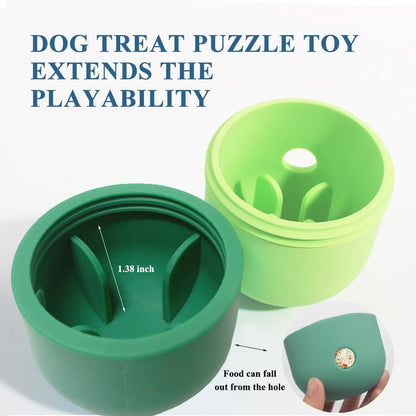 Interactive Dog Treat Puzzle Toy