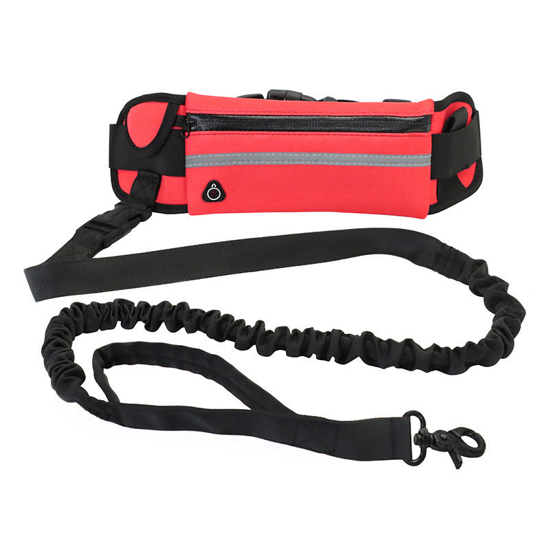 Hands-Free Dog Leash with Waist Belt & Bungee